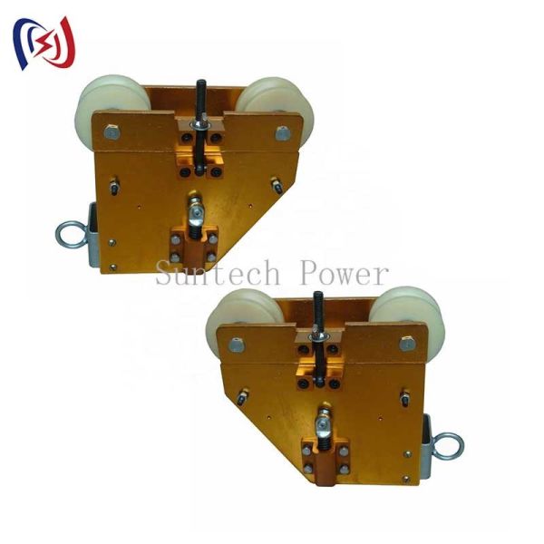 Poleas de tendido de 16 mm de 3 KG para recuperación de amortiguadores, herramientas de tendido de líneas de transmisión