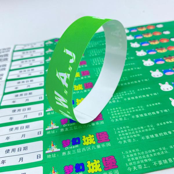 Bracelet de soirée en papier argenté sur mesure Bracelets laser brillants doux et écologiques pour unisexe