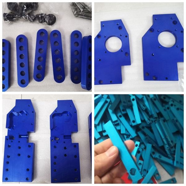 Custom Fabricate 6005 6082 Aluminum Parts CNC Machining Anodized