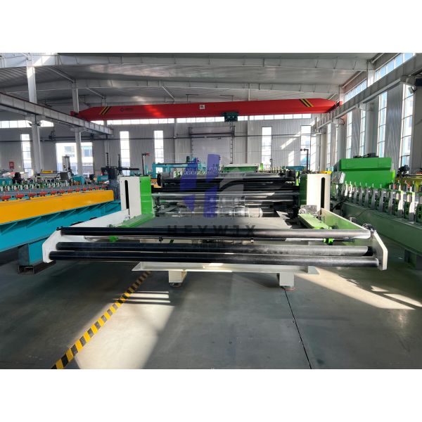 Automatic PLC Controlled C8 C21 Double Layer Roof Forming Machine 350H Steel Frame