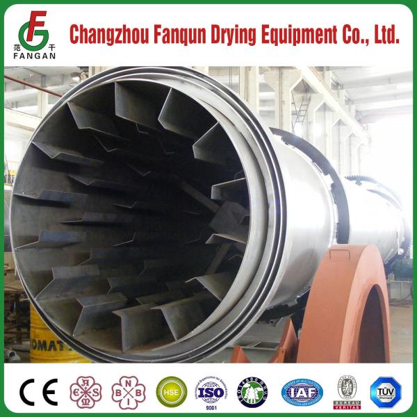 Ore Sand Coal Rotary Drum Dryer 1000mm Diameter Air Flowing Type