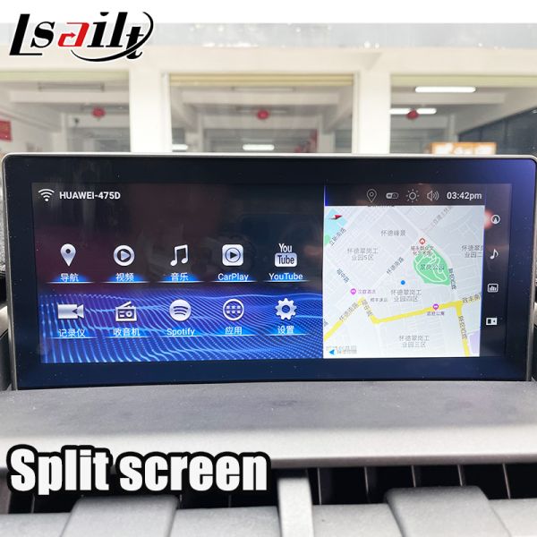 Lexus Android Экран для Lexus NX200T NX300H 2015-2017 10,25 дюйма IPS HD Дисплей Android 13 Беспроводной CarPlay, Android Auto