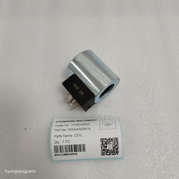 Electronic Part Coil 300AA00377A For Construction Machinery Solenoid Valve