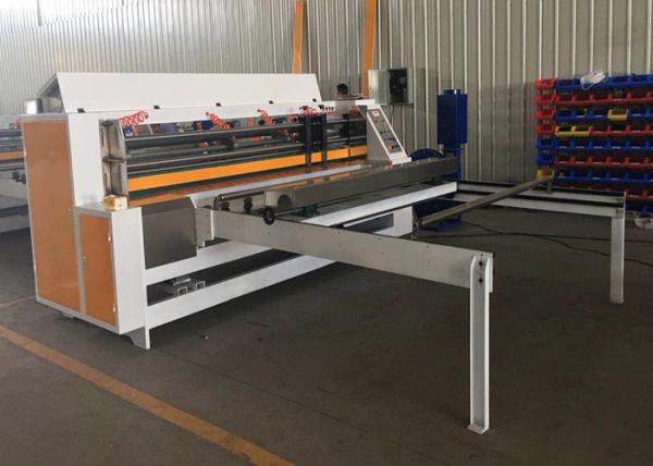 Durable Carton Box Thin Blade Slitter Scorer / Corrugated Paperboard Packing Machine