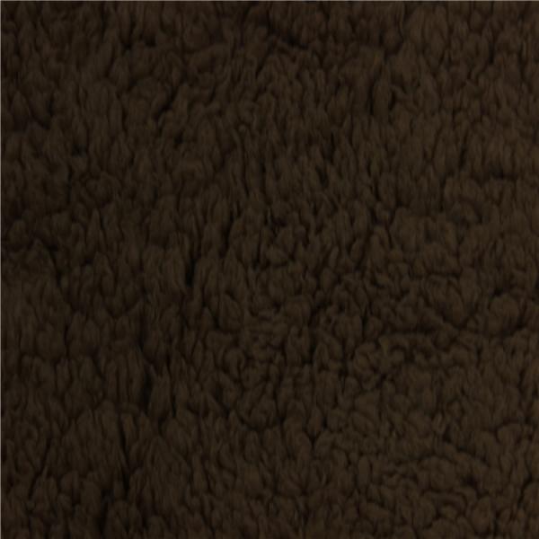 One Side Sherpa Fur Fabric  Plush Sherpa Fleece Fabric For Mountaineering Wear
