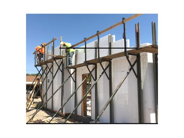Calibre de apoio de aço galvanizado quente 13 do andaime para a construção de casa