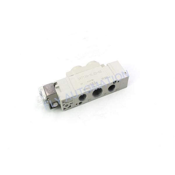 SY7120-5LZD-02 24v Pneumatic Solenoid Valve SMC Low Power G1/4 5/2 Way DC
