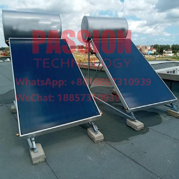 Close Circulation 200L Flat Panel Solar Water Heater Flat Plate Solar Collector