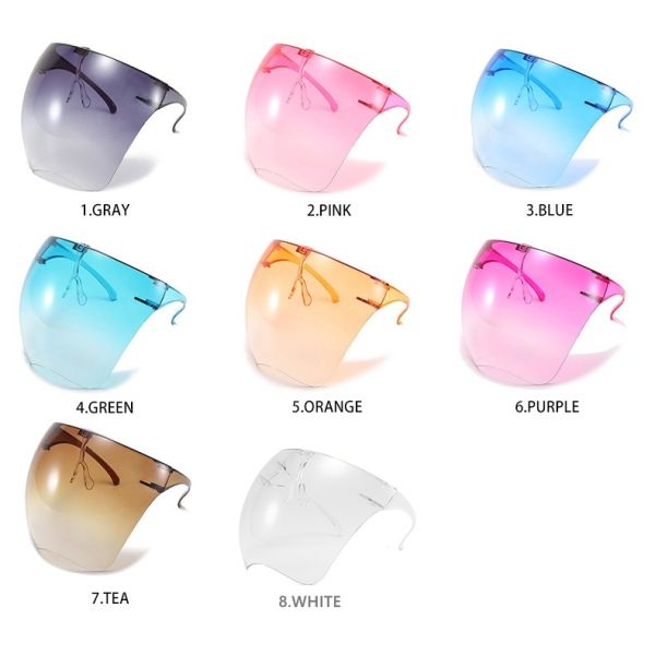 Mirrored Acrylic Fogproof Clear Face Visor