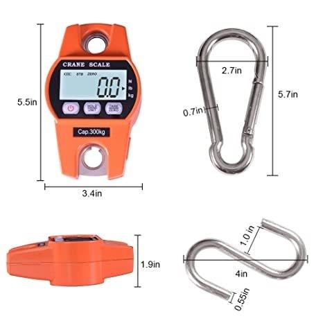 Báscula de peso inteligente LCD portátil para el hogar de 50 kg, personalizable, OEM, para equipos de caza y granja con pantalla LED