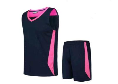 Mesh Fabric Sport Uniform Shirts Sleeveless Design Unrestrained Soft Feeling For Adults