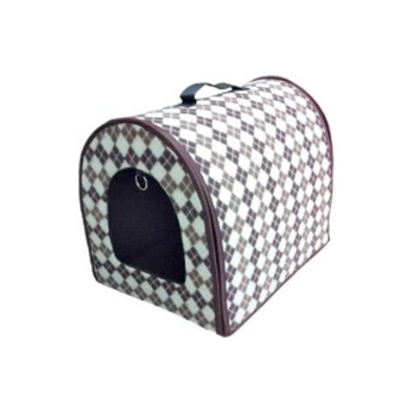 Soft Plush Folded Modern Dog Bed , Cute Dog Beds With Toy Ball / Door Ring