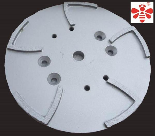 White Diamond Cutting Blade , 10 Inch Grinding Head  Diamond Cup Wheel  Floor Grinding Plate