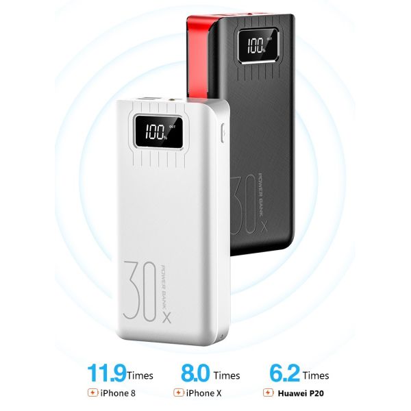 Big capacity 30000mah Power bank with 2 USB output Power Bank 30000 Powerbanks
