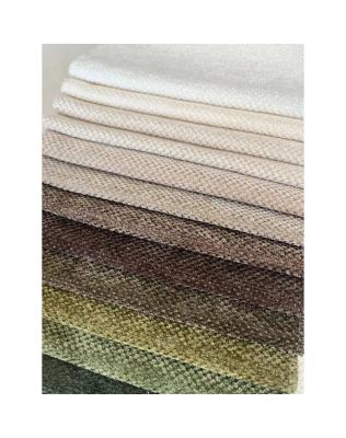 380gsm Chenille Sofa Fabric Double Faced With Knitted Technics