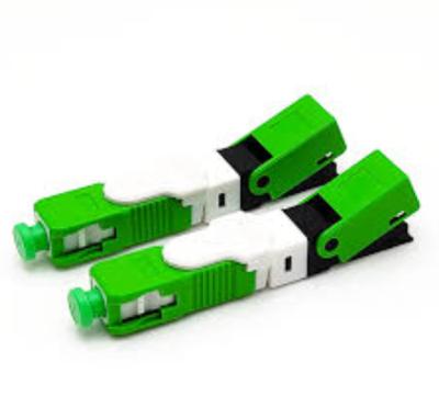 Tipo adaptadores rápidos do Sc do conector da fibra ótica para o Lan
