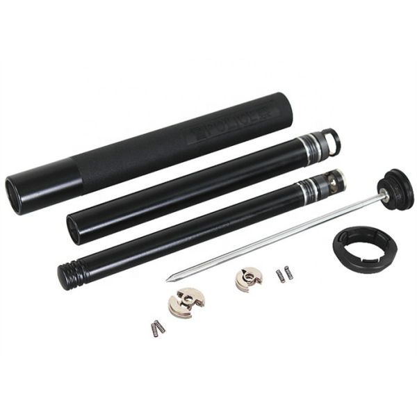 Alloy Steel Police Truncheon Telescopic Baton Anti-Riot Control Three-Knot Short Stick