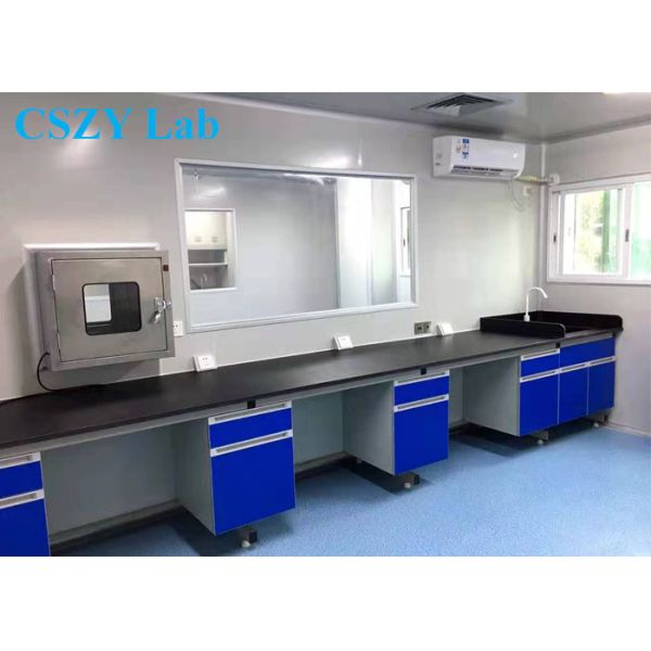 Wood Steel Lab Furniture For School , laboratory Work Bench