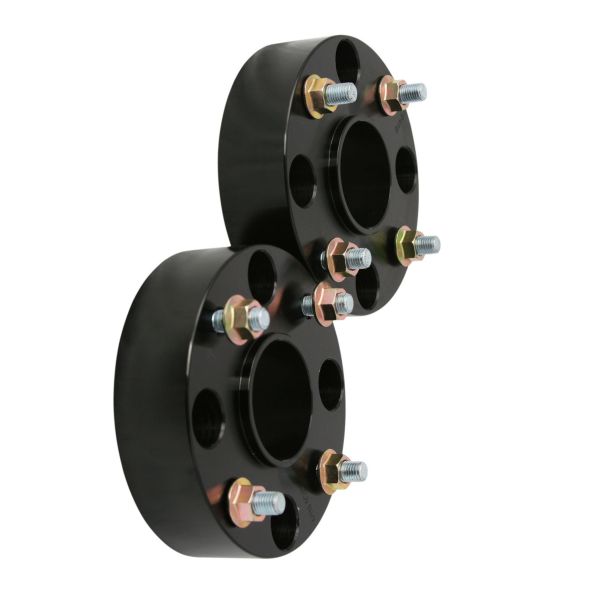 Black 4x110 Atv Wheel Spacers Hub Centric For Honda / Kawasaki / Suzuki