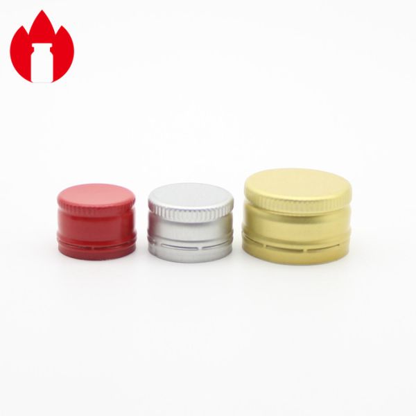 Устранимыми алюминиевыми размер Ропп подгонянный крышками для устной жидкостной бутылки