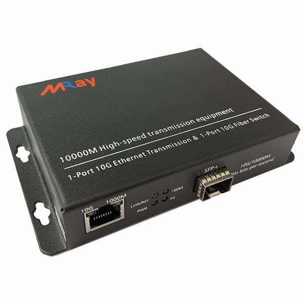 Standalone type RJ45 to fiber media converter 10g media converter SFP media converter