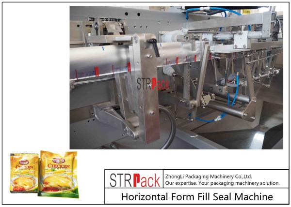 Máquina de embalagem industrial do saco de pó do alimento/produto químico com enchimento conduzido servo do eixo helicoidal