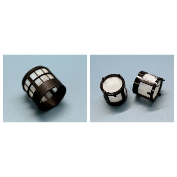 Filtro de combustible compatible con motocicleta pantalla moldeada de plástico personalizada