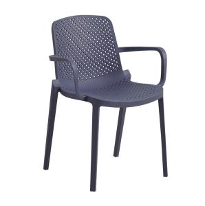 Banquet Stackable Custom Colorful Outdoor Garden Chairs PP Plastic Plastic