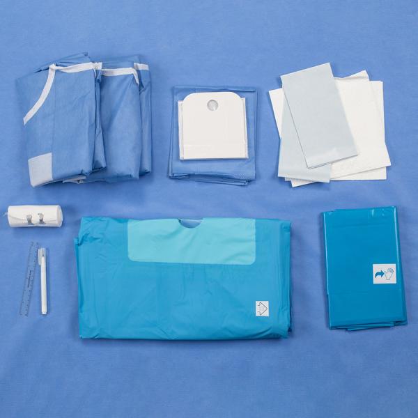 Hospital Disposable Knee Surgical Drape Pack Surgery Sterilized Medical Arthroscopy