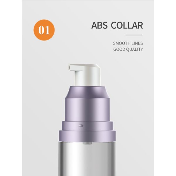 Garrafa mal ventilada preta transparente da bomba COMO a única garrafa do creme da loção da parede