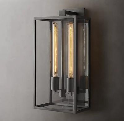 Black And Brass Wall Sconce Brass Glass Wall Light 110V-120V