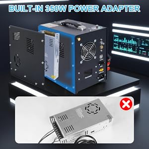 Portable Design 3000PSI PCP Air Compressor Built In Water / Oil Filter