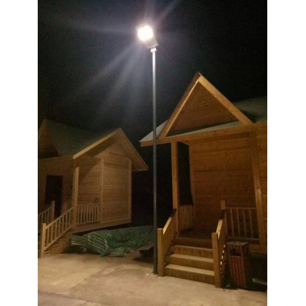 6500K 27AH IP65 Waterproof Solar Street Light With Intelligent Microwave Sensor