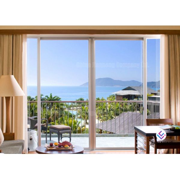 Powder Coated Aluminium Sliding Glass Windows And Doors For Construction Buildings