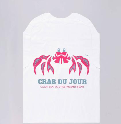 Custom Printed Cheap White Nonwoven Apron Disposable Adult Bib Disposable Apron Non Woven