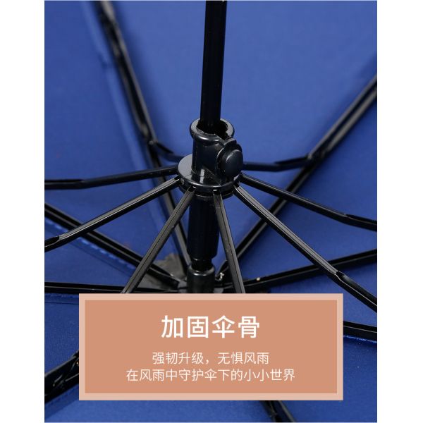 Manual Control Customized Outdoor Business Gift 3 Folded Umbrella for Market Popular