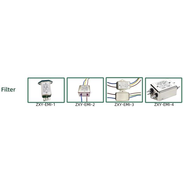 EMI-фильтр 115V/250V однофазный низкопроходный антиинтерферент CW1B-6A/1A/10A-L ((040)