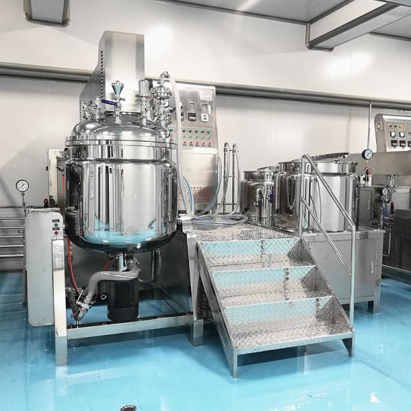 50 - 5000L Pharmaceutical Cream Mixing Machine SS Skin Care Mixing Machine 220V