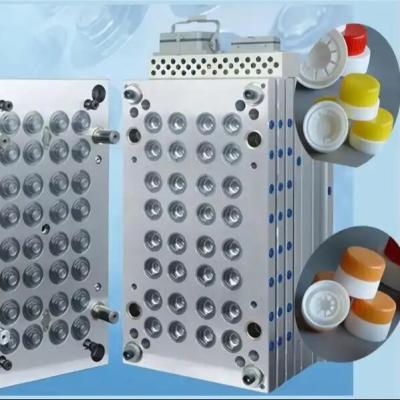 Superfície de polimento de moldes para tampa de garrafas de álcool de plástico OEM 300000-500000 tiros