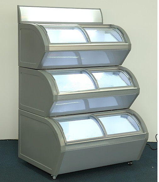 Замораживатель дисплея мороженого Гелато термостата цифров в магазине чая молока