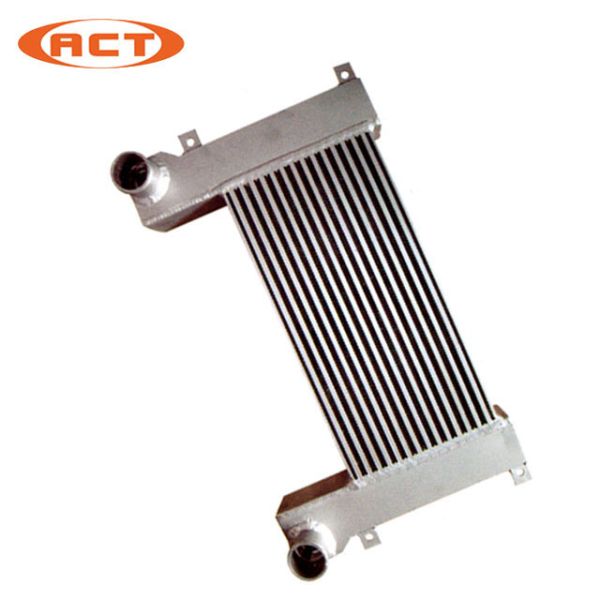 ZAX120-6 Excavator Spare Parts Aluminum Radiator Core Silver Color