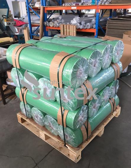 Chama revestida do silicone de alta qualidade da fibra de vidro da fábrica - tela retardadora para cortinas de rolo da cortina