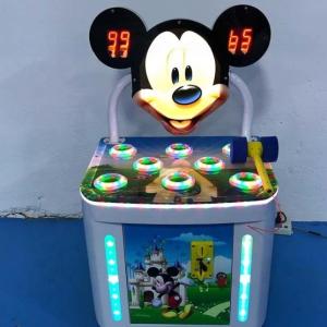 室内娯楽機器 ハンマー・ビート ハット 可愛いマウス ネズミ ゲームマシーン モール・ロットリー・マシンを叩く