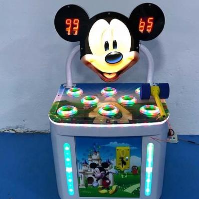 Équipement de loisirs intérieurs Marteau battre frapper mignon souris rats machines de jeu frapper la taupe machine de loterie