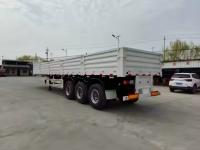 3 Axle 13* 2.55m 10pcs 16mm Thick Leaf Spring Guardrail Semi Trailer
