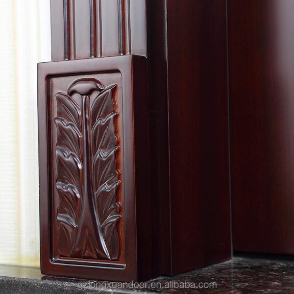 217cm Height Finished Swing Solid Wood Front Doors No Glass