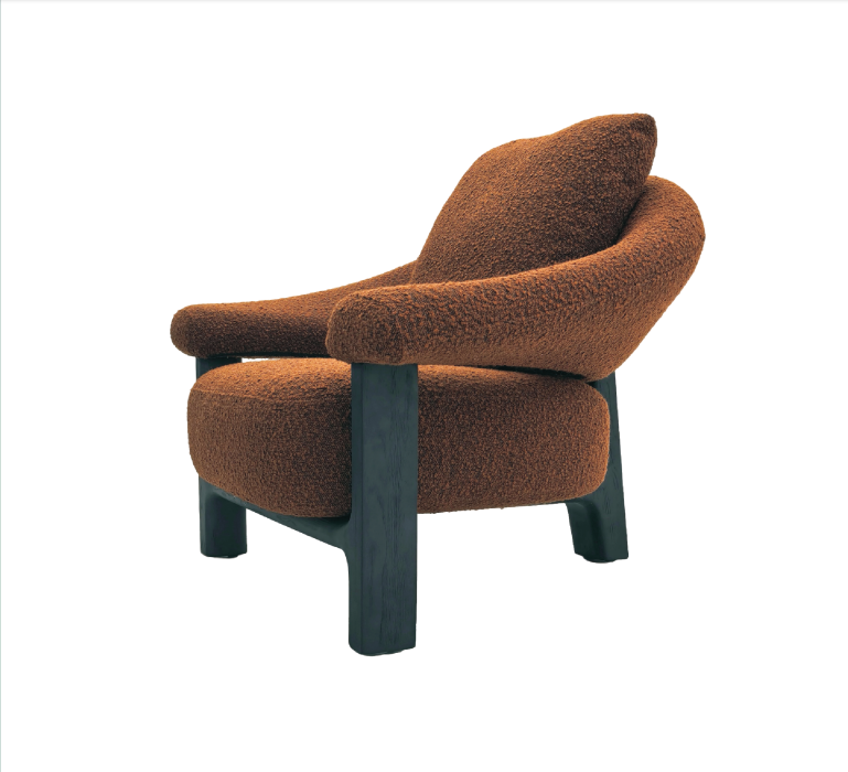 Foshan Manufacturer Comfortable Fabric Lounge Chair Living Room Sofa Chair