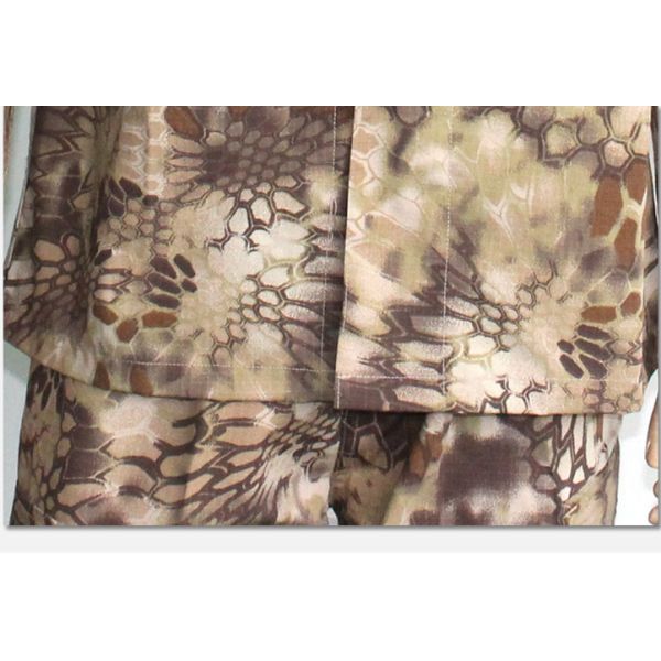 XS-2XL Flame Retardant Military Camo Army Uniform ACU Python Desert Army Uniform