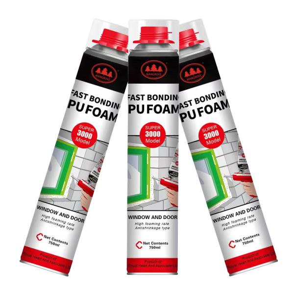 Flexible Curing Shrinkage Resistance Polyurethane Foam Sealant 750ml for Outstanding Thermal Resistance and Flexibility
