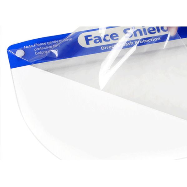 Impact Resistance Protective 330*220mm Anti - Fog Face Shield